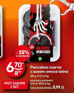 Żabka Pancakes czarne z sosem owoce leśne Seoul Kimchi Bloody Pancakes 180g oferta