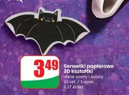 Dino Serwetki papierowe 3D kształtki oferta
