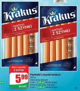 Dino Parówki z szynki Krakus oferta