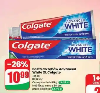 Dino Pasta do zębów Advanced White XL Colgate oferta