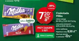 Żabka Czekolada Milka różne rodzaje oferta