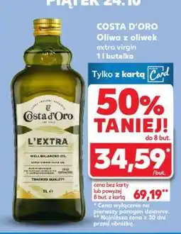 Kaufland COSTA D'ORO Oliwa z oliwek extra virgin 1 l butelka oferta