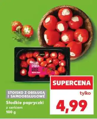 Kaufland Słodkie papryczki z serkiem 100 g oferta