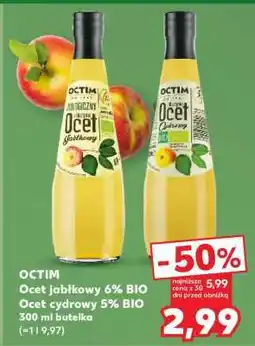 Kaufland OCTIM Ocet jabłkowy 6% BIO Ocet cydrowy 5% BIO oferta