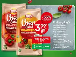 Żabka Krakersy Lay's Oven Baked pomidor z bazylią, papryka w ziołach, warzywa z cebulką oferta