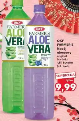 Kaufland OKF FARMER'S Napój aloesowy original, borówka 1,5 l butelka oferta