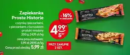 Żabka Zapiekanka Proste Historie z szynką i pieczarkami, z pieczarkami, z kurczakiem oferta