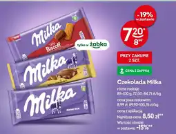 Żabka Czekolada Milka Alpine Milk oferta