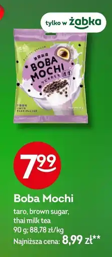 Żabka Boba Mochi thai milk tea Żabka oferta