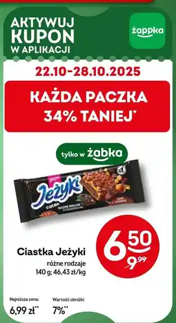 Żabka Ciastka Jeżyki Żabka oferta