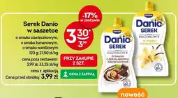Żabka Serek Danio w saszetce o smaku waniliowym oferta