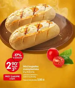 Żabka Pieczywo Mini bagietka meksykańska 67g Żabka oferta