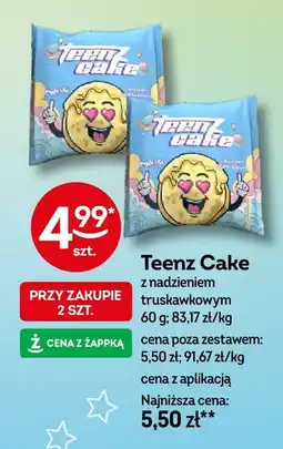 Żabka Teenz Cake z nadzieniem truskawkowym oferta