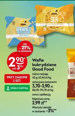 Żabka Wafle kukurydziane Good Food różne rodzaje oferta