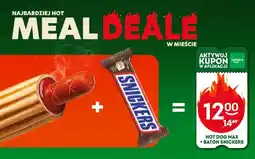 Żabka Hot Dog Max + Baton Snickers oferta