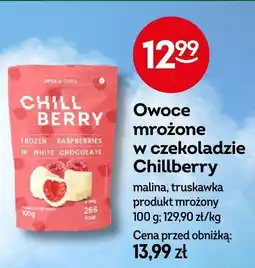 Żabka Owoce mrożone w czekoladzie Chillberry malina, truskawka oferta