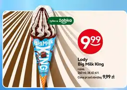 Żabka Lody Big Milk King rożek oferta