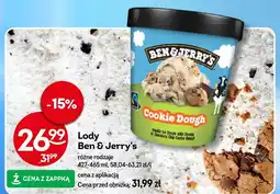 Żabka Lody Ben & Jerry's różne rodzaje oferta