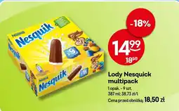 Żabka Lody Nesquick multipack oferta