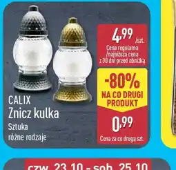 ALDI CALIX Znicz kulka oferta