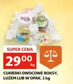 Auchan Cukierki owocowe roksy oferta
