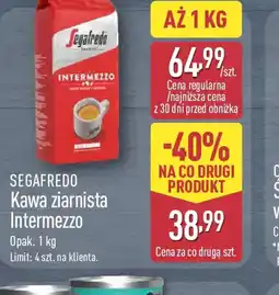 ALDI SEGAFREDO Kawa ziarnista Intermezzo oferta