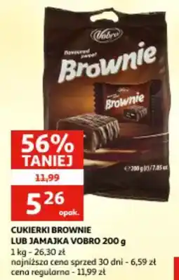 Auchan Cukierki brownie lub jamajka vobro oferta