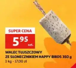 Auchan Walec tłuszczowy ze słonecznikiem happy birds oferta
