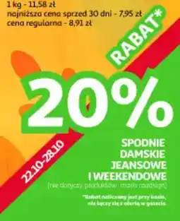 Auchan Spodnie damskie jeansowe i weekendowe oferta