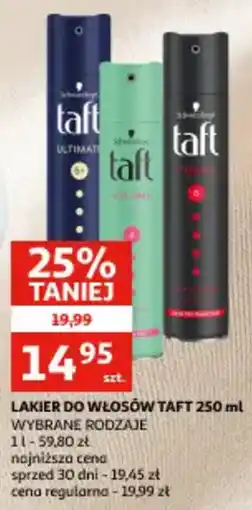 Auchan Lakier do włosów taft oferta