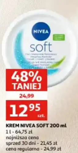 Auchan Krem nivea soft oferta