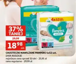 Auchan Chusteczki nawilżane pampers oferta