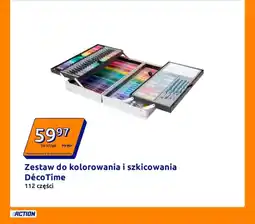 Action Zestaw do kolorowania i szkicowania Déco Time oferta