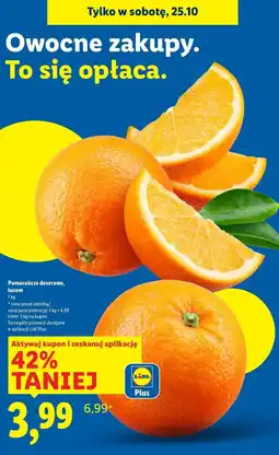 Lidl Pomarańcze deserowe oferta
