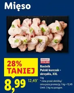 Lidl Skrzydła z kurczaka Rzeźnik Codzienna Dostawa oferta