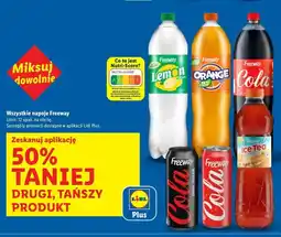 Lidl Herbata mrożona zero brzoskwiniowa Freeway Ice Tea oferta