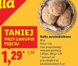 Lidl Bułka wysokobiałkowa oferta