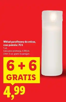 Lidl Wkład parafinowy 75 h oferta
