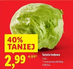 Lidl Sałata lodowa oferta