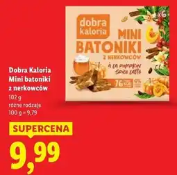 Lidl Mini batoniki z nerkowców a la pumpkin spice latte Dobra Kaloria oferta