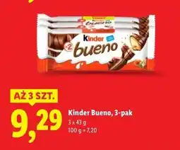 Lidl Baton Kinder Bueno oferta