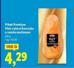 Lidl Filet z kurczaka o smaku maślanym Pikok oferta