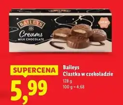 Lidl Ciastka z kremem w mlecznej czekoladzie Baileys oferta