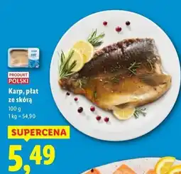 Lidl Karp płat ze skórą oferta