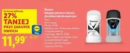 Lidl Dezodorant invisible black & white Rexona Men Invisible oferta
