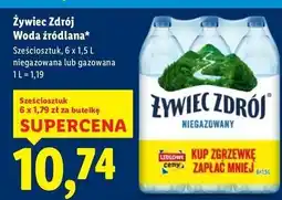 Lidl Woda gazowana Żywiec Zdrój Niebieska oferta