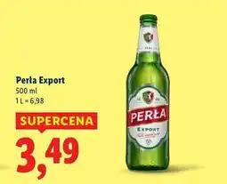 Lidl Piwo Perła Export oferta