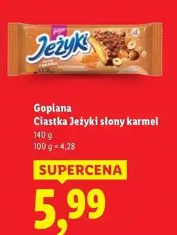 Lidl Ciastka słony karmel Jeżyki oferta