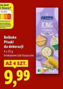 Lidl Pisaki cukrowe Belbake oferta