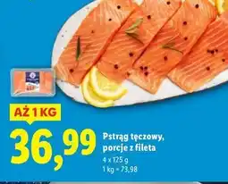 Lidl Pstrąg tęczowy porcje z fileta oferta